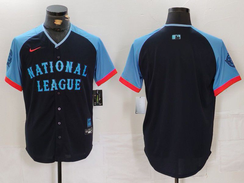 Men Philadelphia Phillies Blank Blue All star 2024 Nike MLB Jersey style 1->philadelphia phillies->MLB Jersey